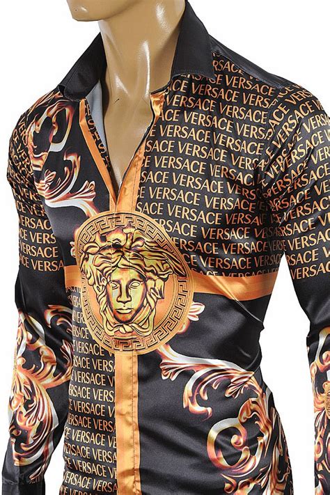 versace shirt heren kiss|Men's Luxury and Designer Shirts .